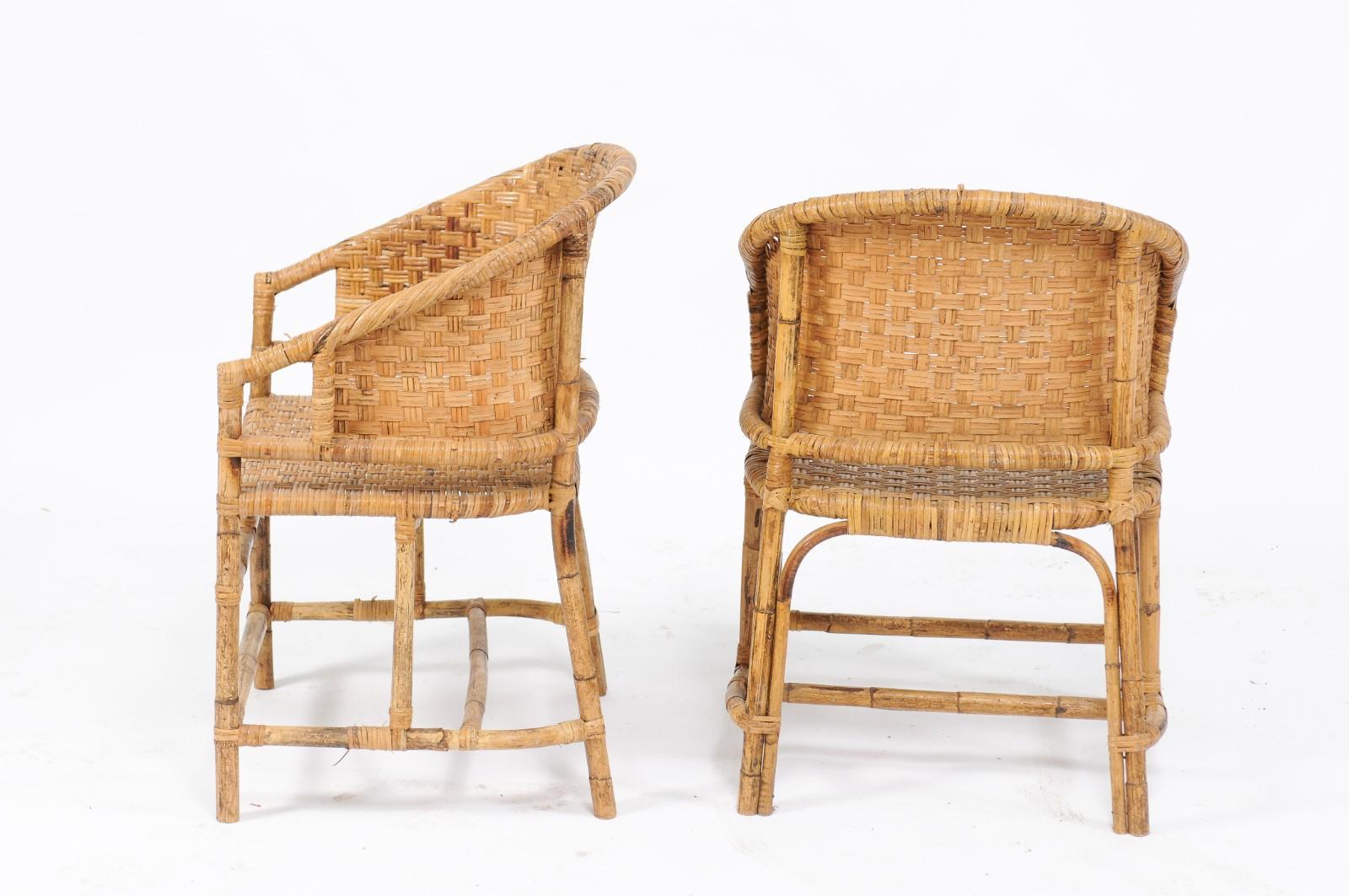 rattan bamboo chair