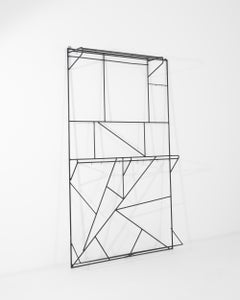 Französischer minimalistischer Metallregal