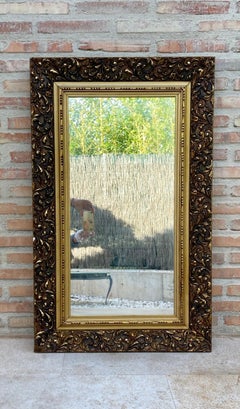 Vintage French Mirror with Gold Frame