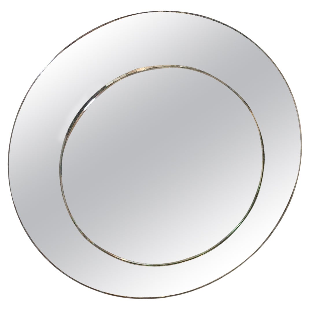 Vintage French Mirror with Mirror Mosaic Wall Mirror