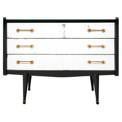 Vintage French Mirrored Chest