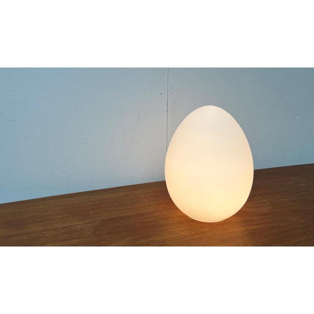 Lampada da tavolo francese vintage in vetro a forma di uovo Dum Dum di SCE, anni '80 in vendita 4