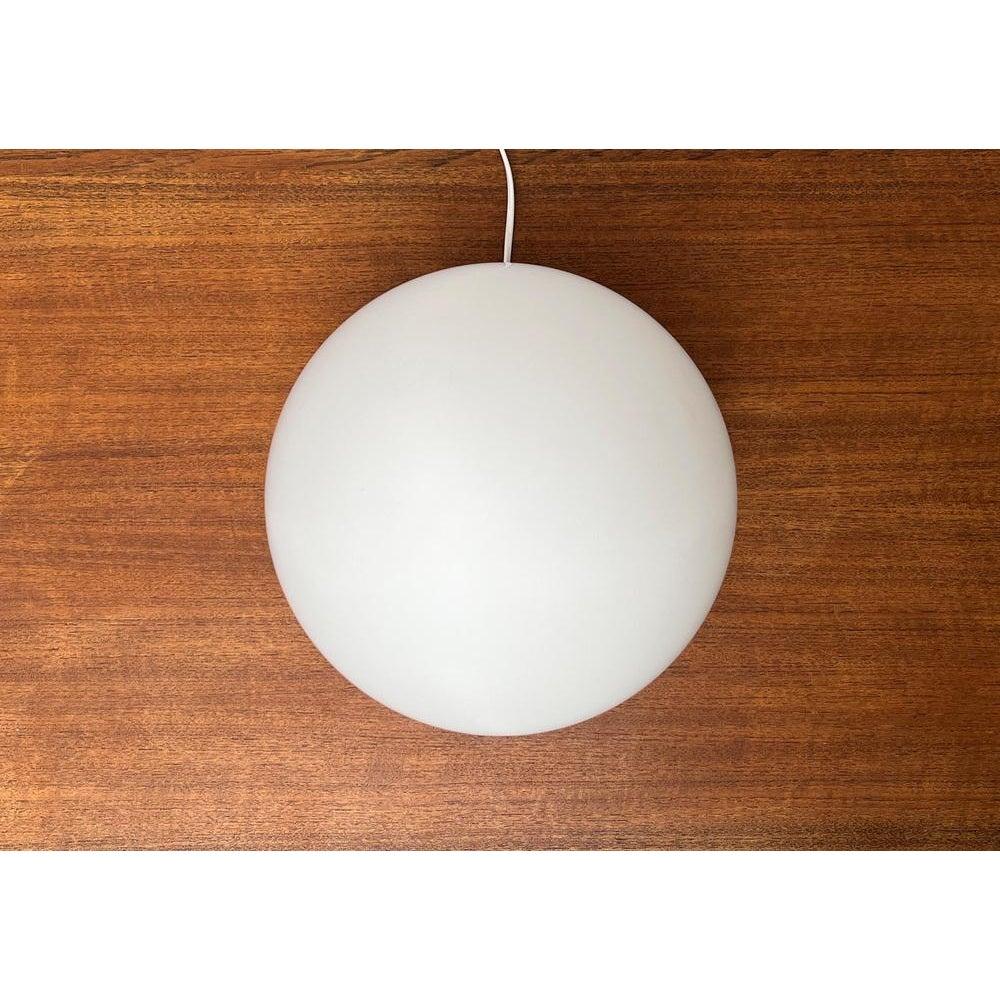 Francese Lampada da tavolo francese vintage in vetro a forma di uovo Dum Dum di SCE, anni '80 in vendita