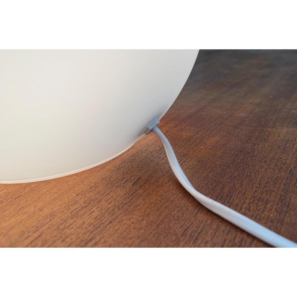 Lampada da tavolo francese vintage in vetro a forma di uovo Dum Dum di SCE, anni '80 in vendita 1