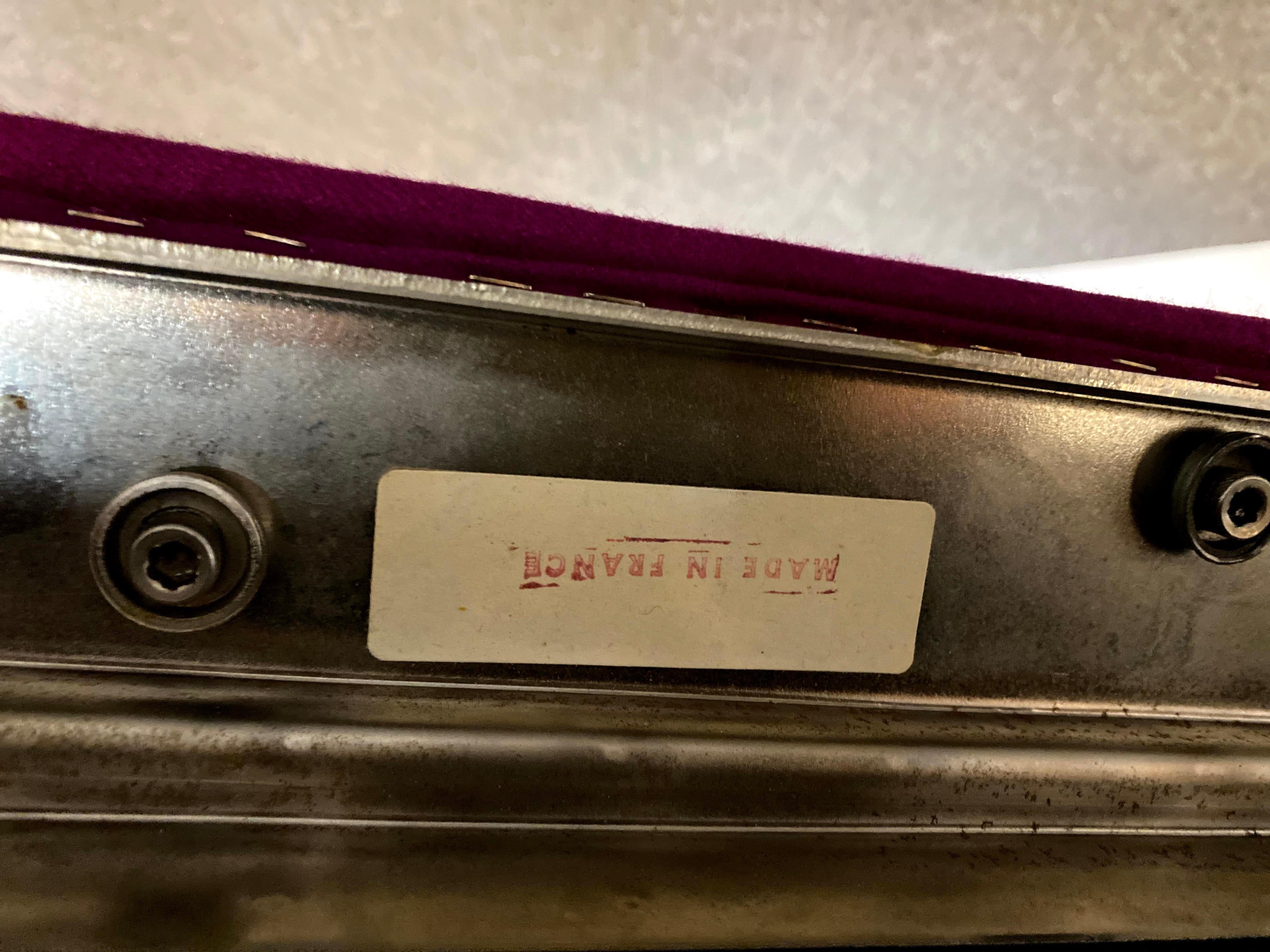 Vintage Französisch Modern Pierre Paulin zugeschrieben gepolsterte Stühle - Satz von 4 im Angebot 6
