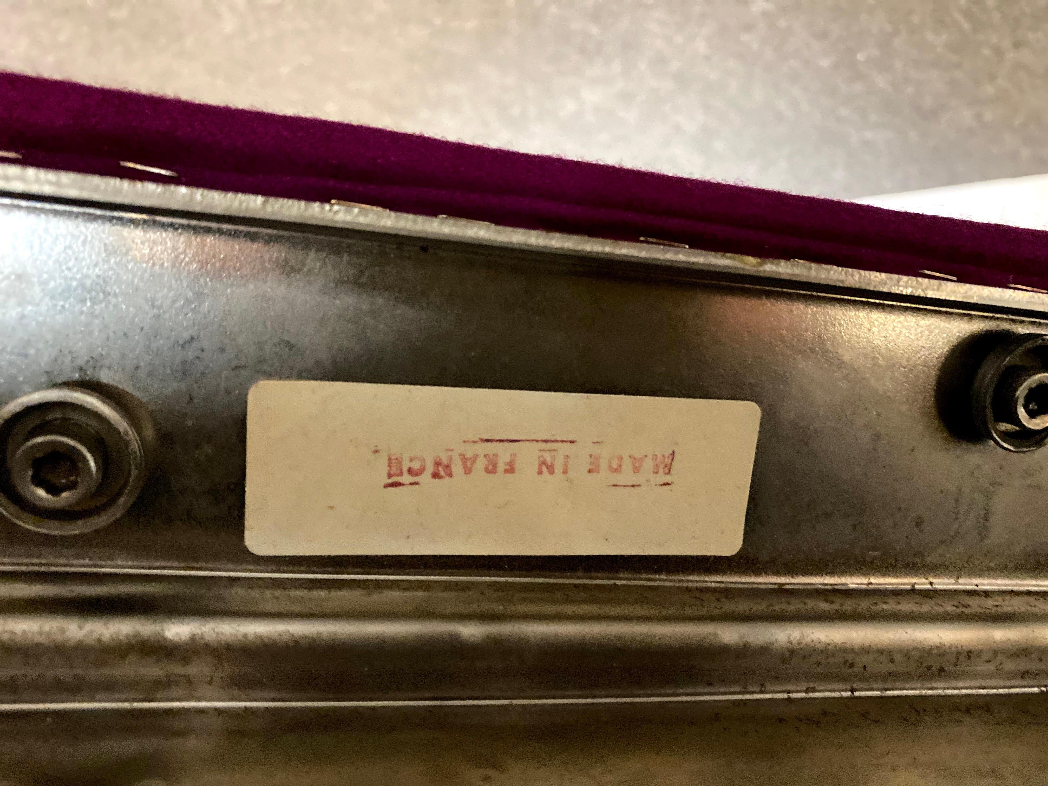 Vintage Französisch Modern Pierre Paulin zugeschrieben gepolsterte Stühle - Satz von 4 im Angebot 7