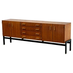 Vintage French Modernist teak sideboard, 1960
s