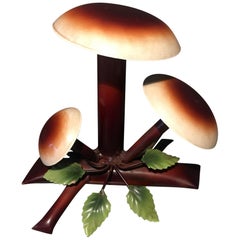Vintage French Mushroom Night Light 