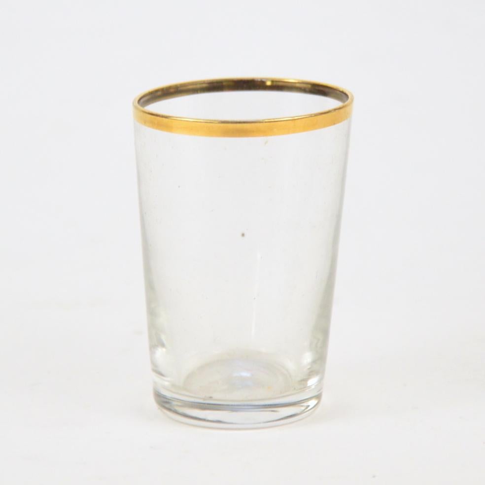 Libro musicale francese d'epoca Cave À Liqueur in pelle con bicchieri da cocktail e caraffa 3