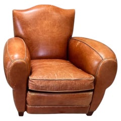 Vintage French Mustache Armchair