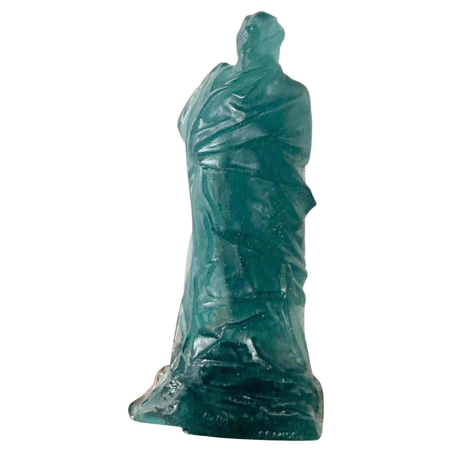 Pate De Verre francese d
epoca di Nancy per la Fanciulla di vetro di Daum