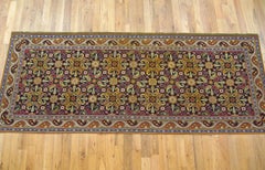 Vintage French Needlepoint Rug, in Small Size, W/ Paisley design