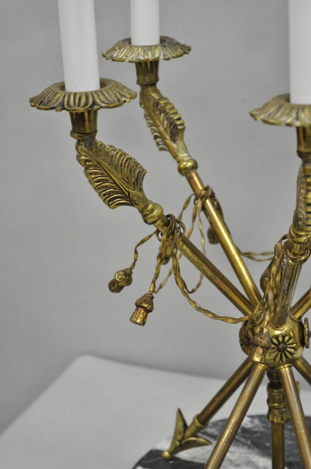 Vintage French Neoclassical Brass 