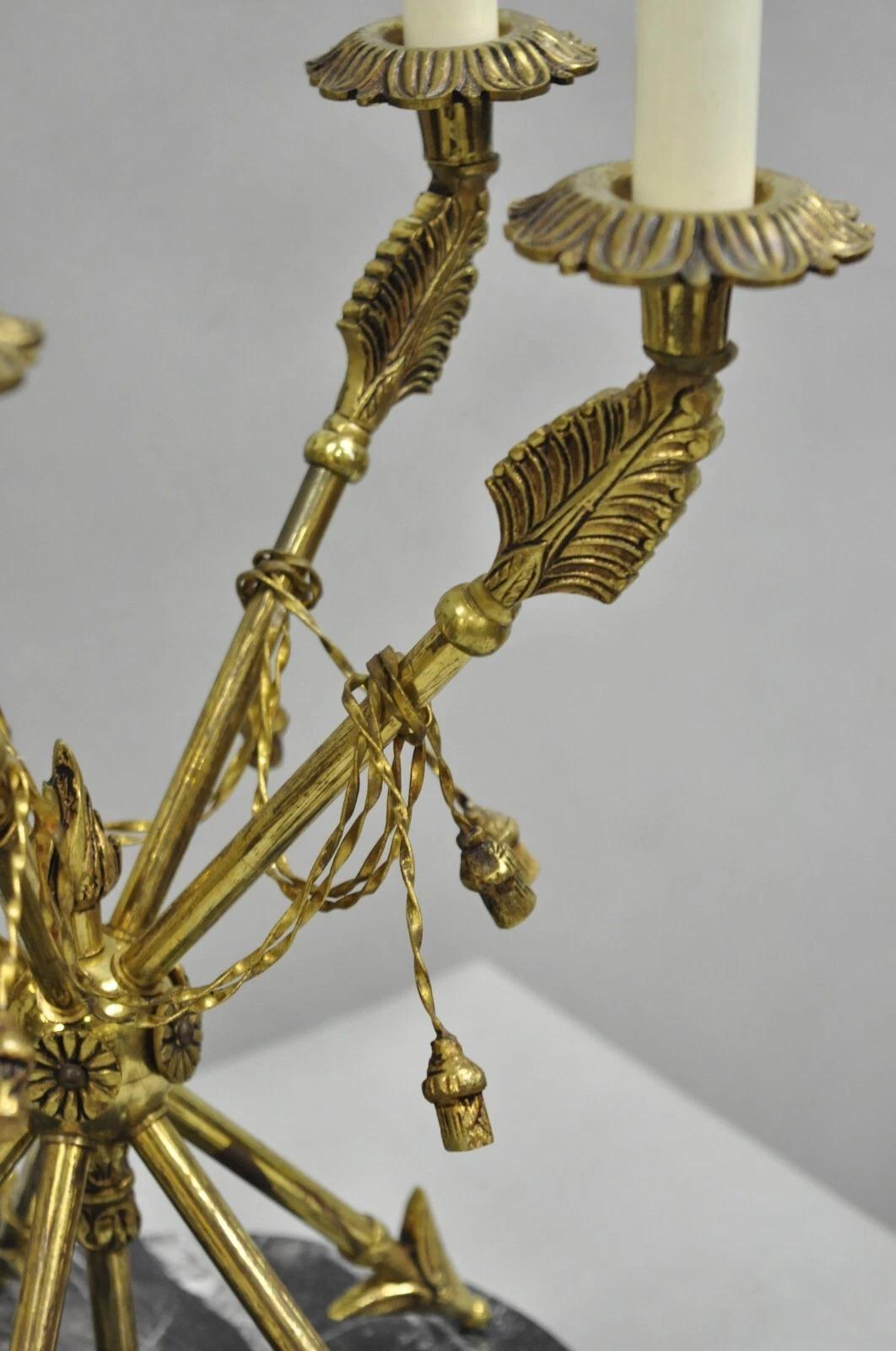 Vintage French Neoclassical Brass 