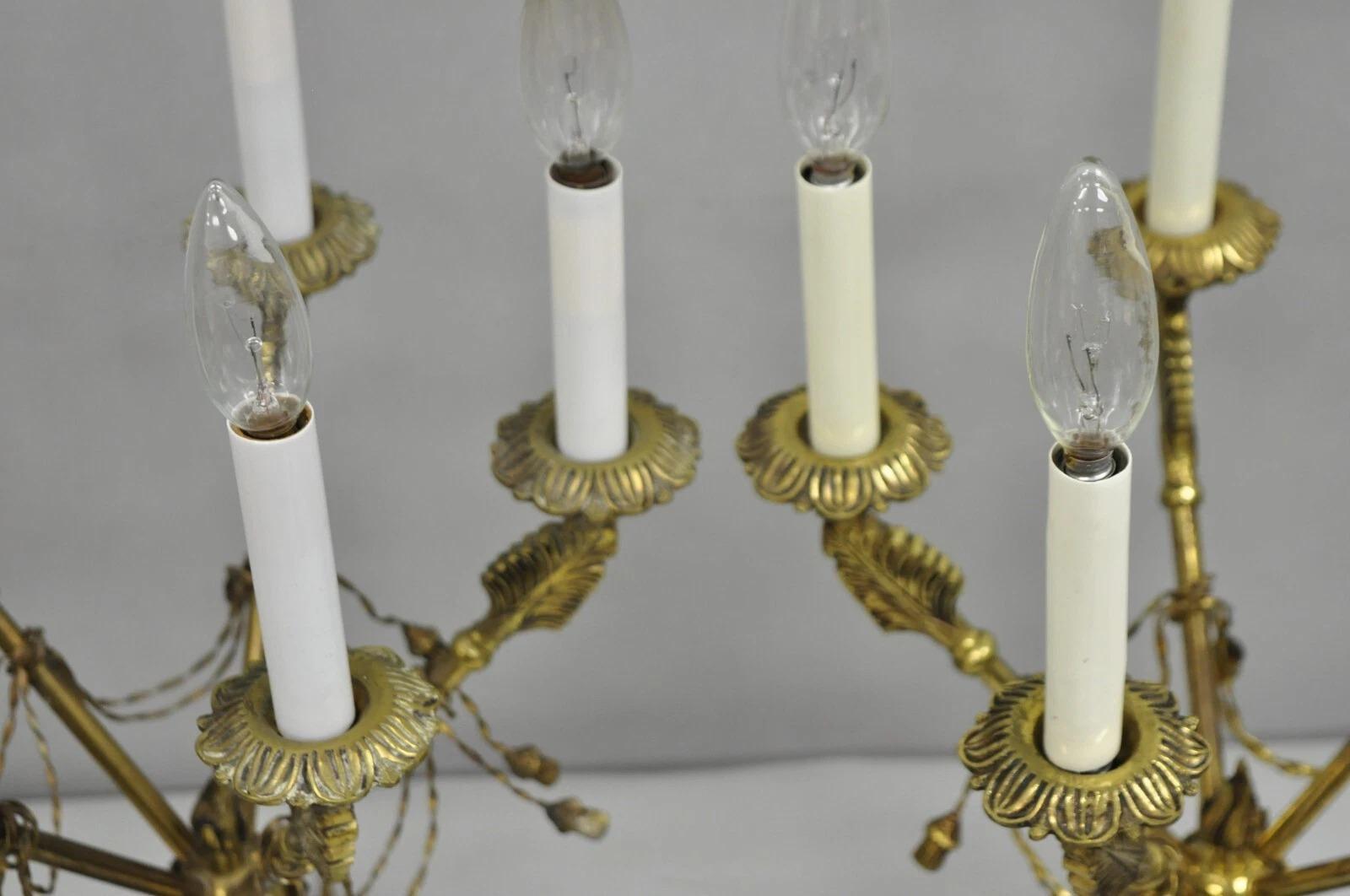 Vintage French Neoclassical Brass 