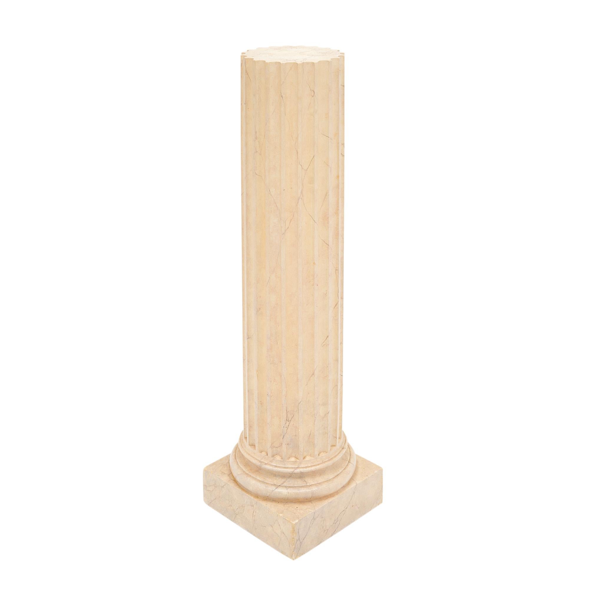 Vintage Französisch Neoklassische Säule 3
