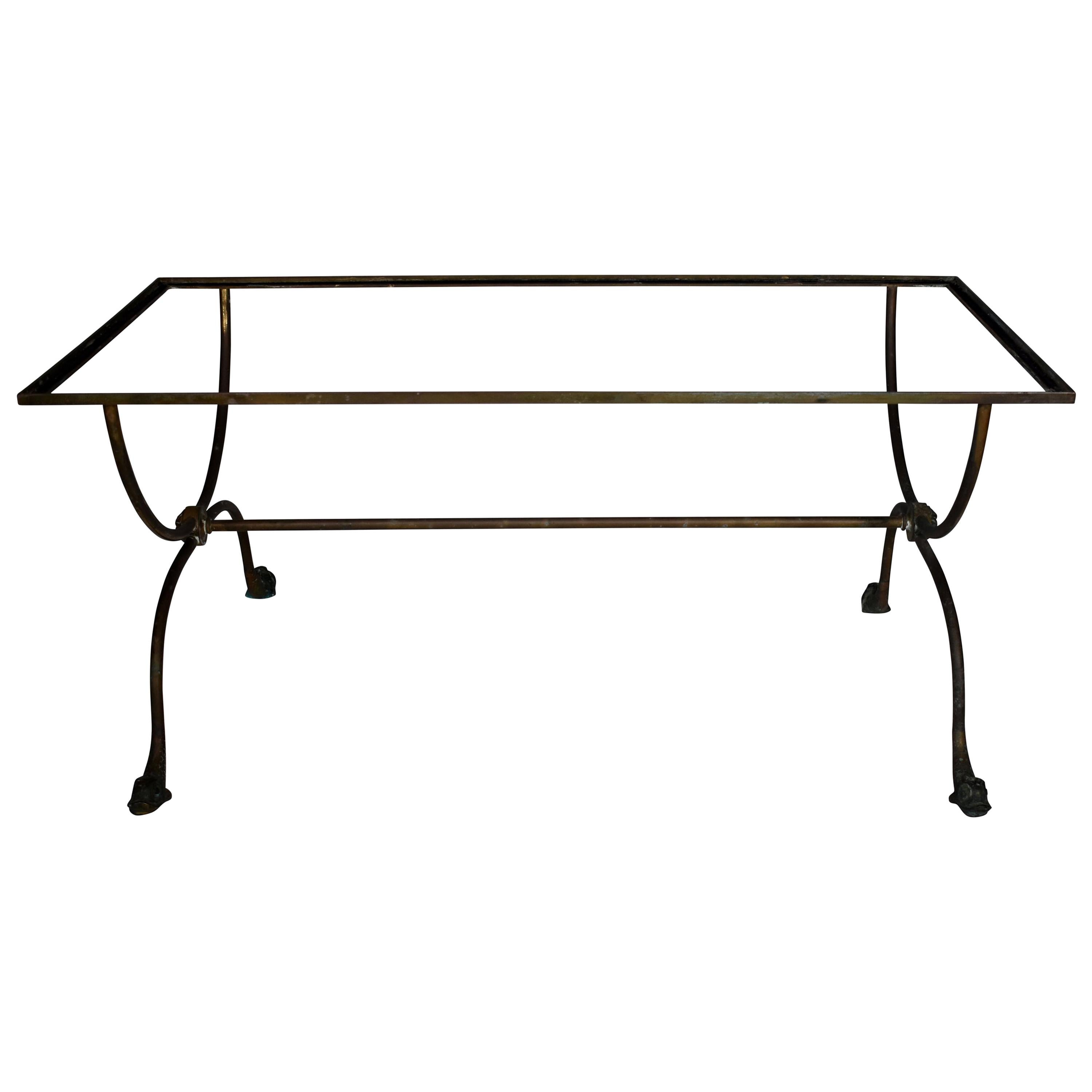 French Iron Coffee Table Base