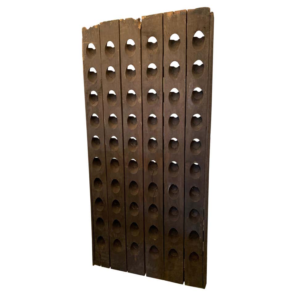Vintage French Netting Wine Rack at 1stDibs | vintage wine racks, wine ...