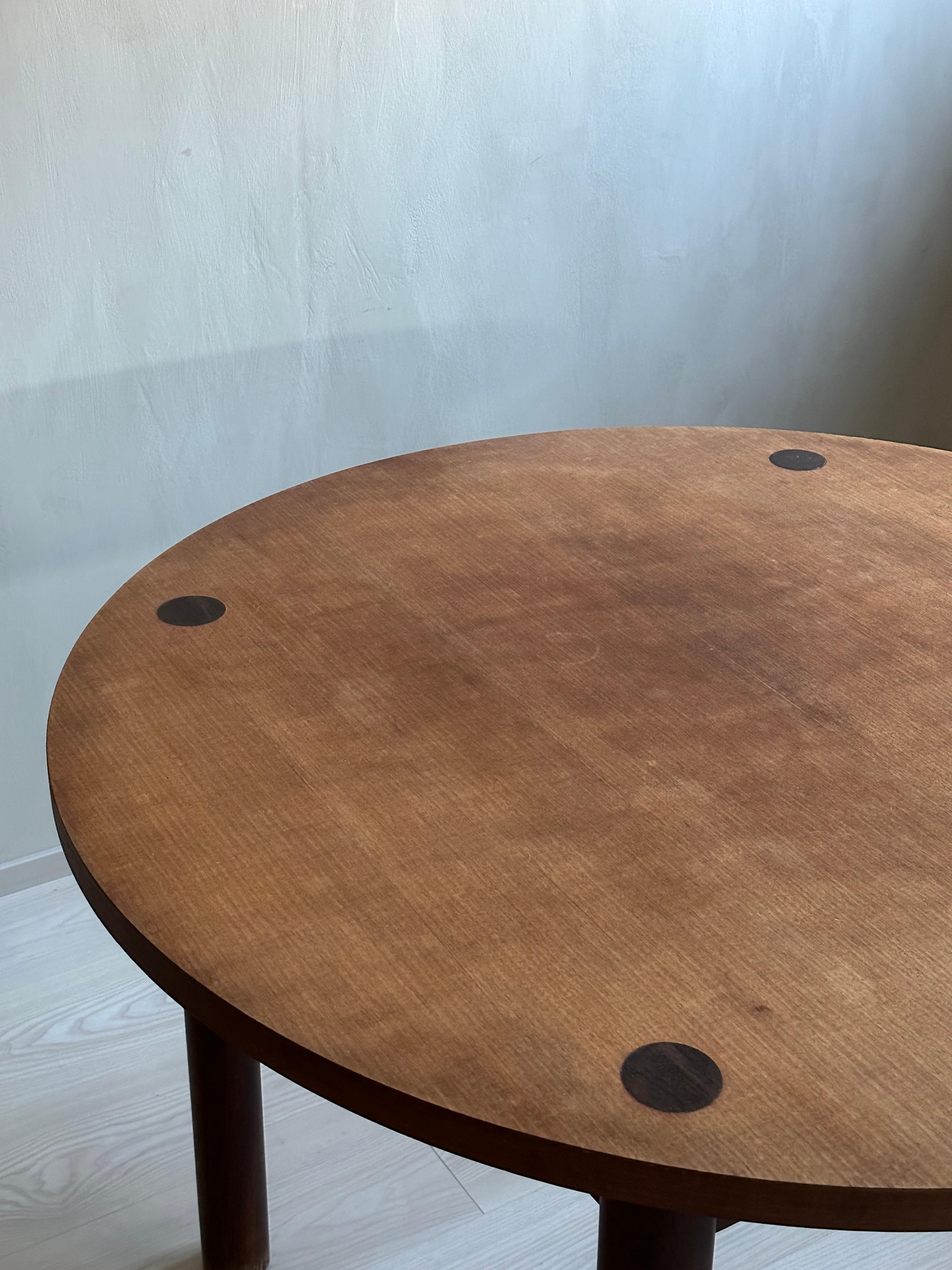 Vintage French Oak Dining Table in Style of Charlotte Perriand, France, 1950s 5