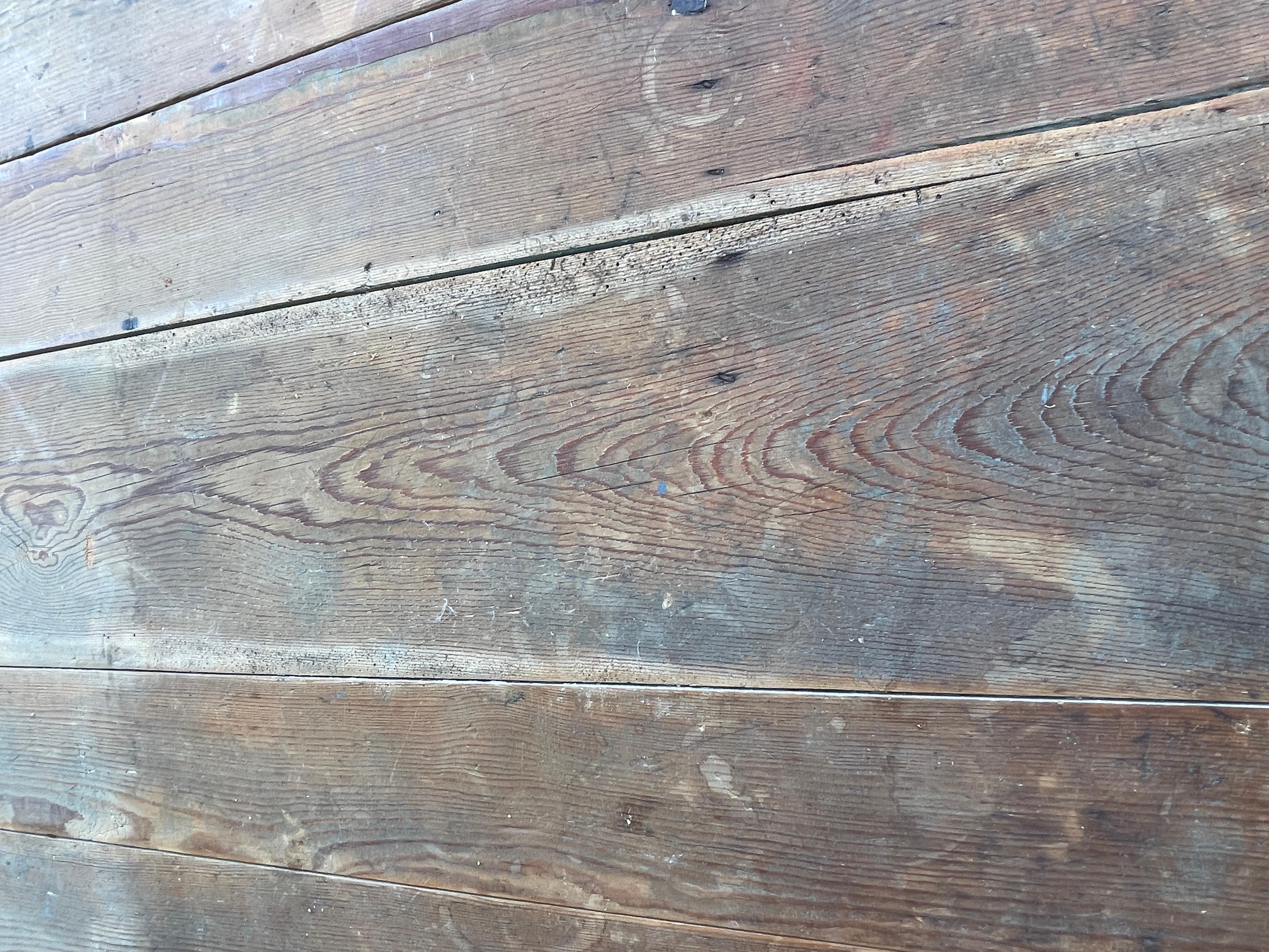 Vintage Französisch OAK hölzernen Bauernhof Tisch (Handgefertigt) im Angebot