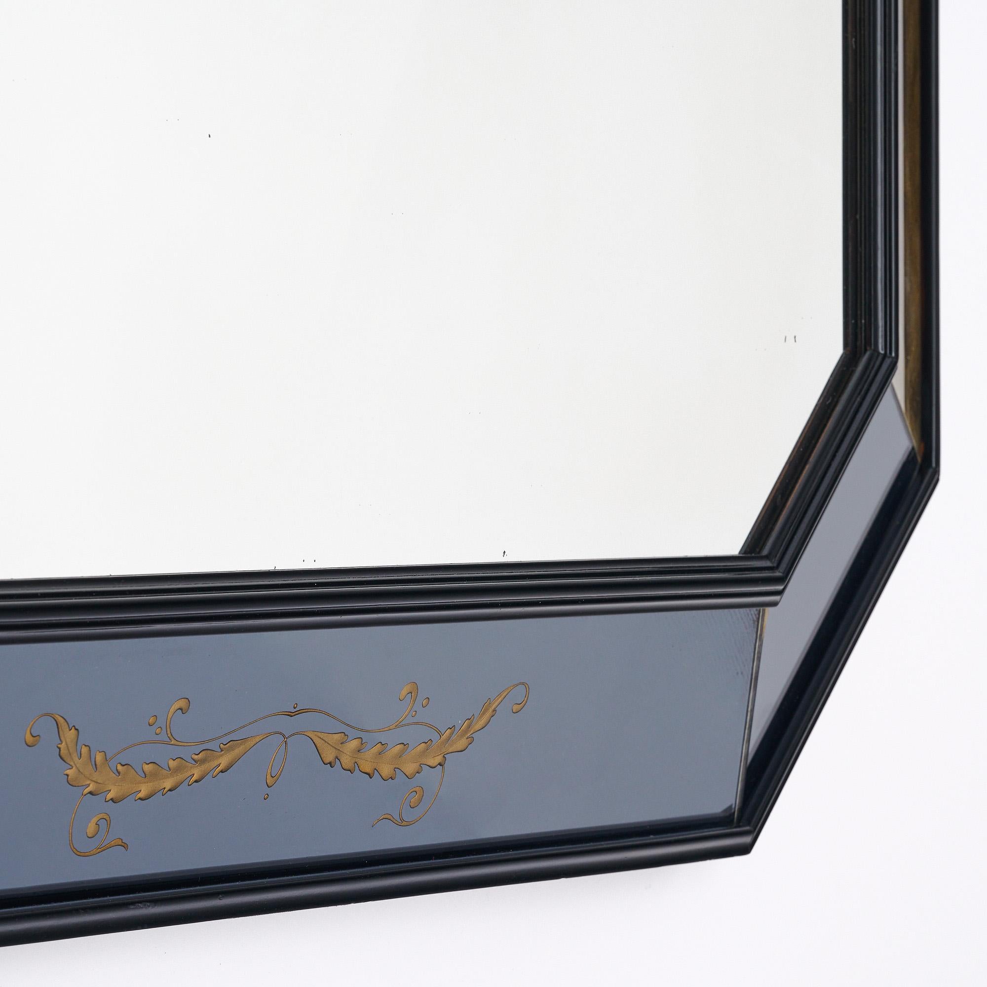 Miroir octogonal français vintage Bon état - En vente à Austin, TX