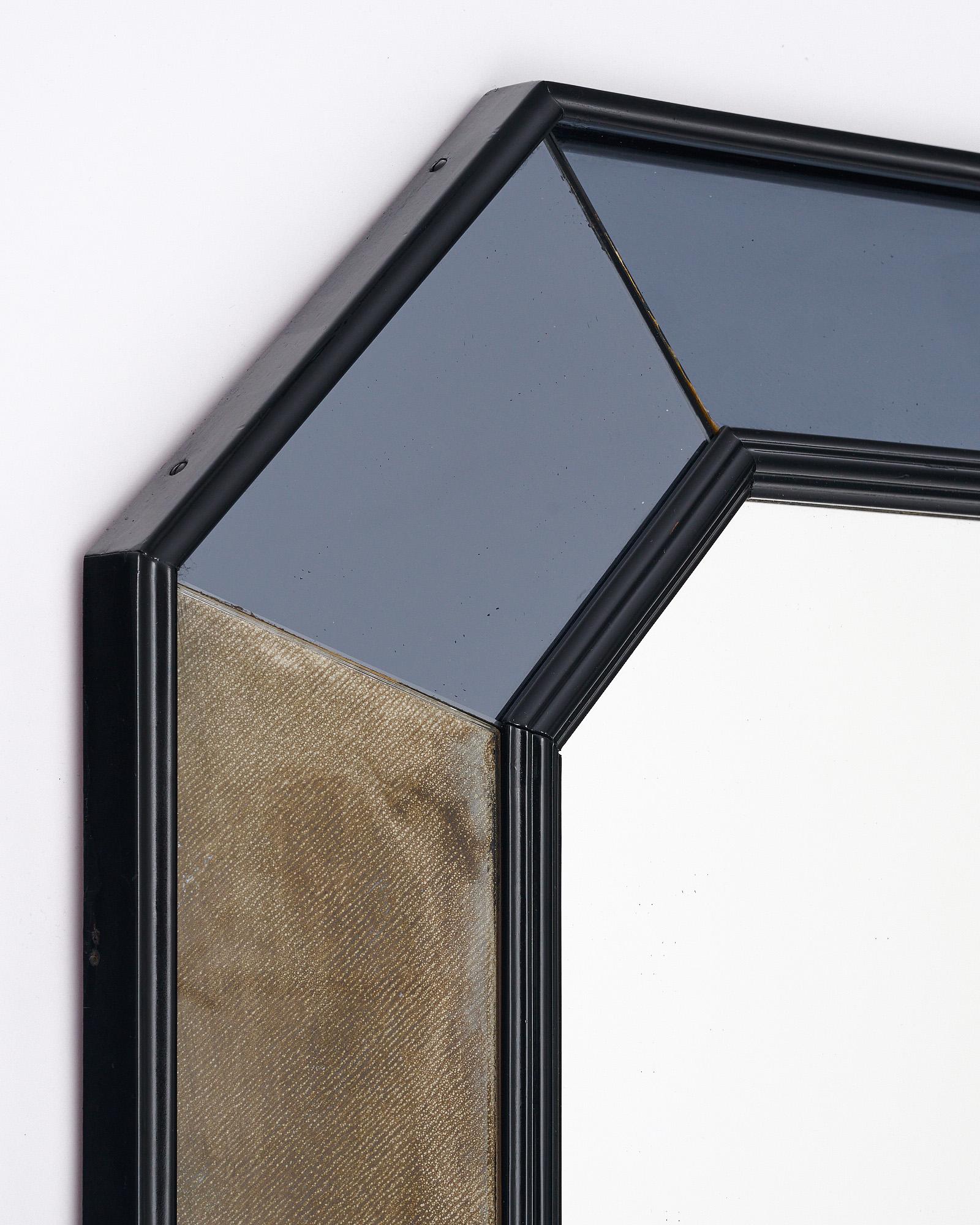 Miroir octogonal français vintage en vente 2
