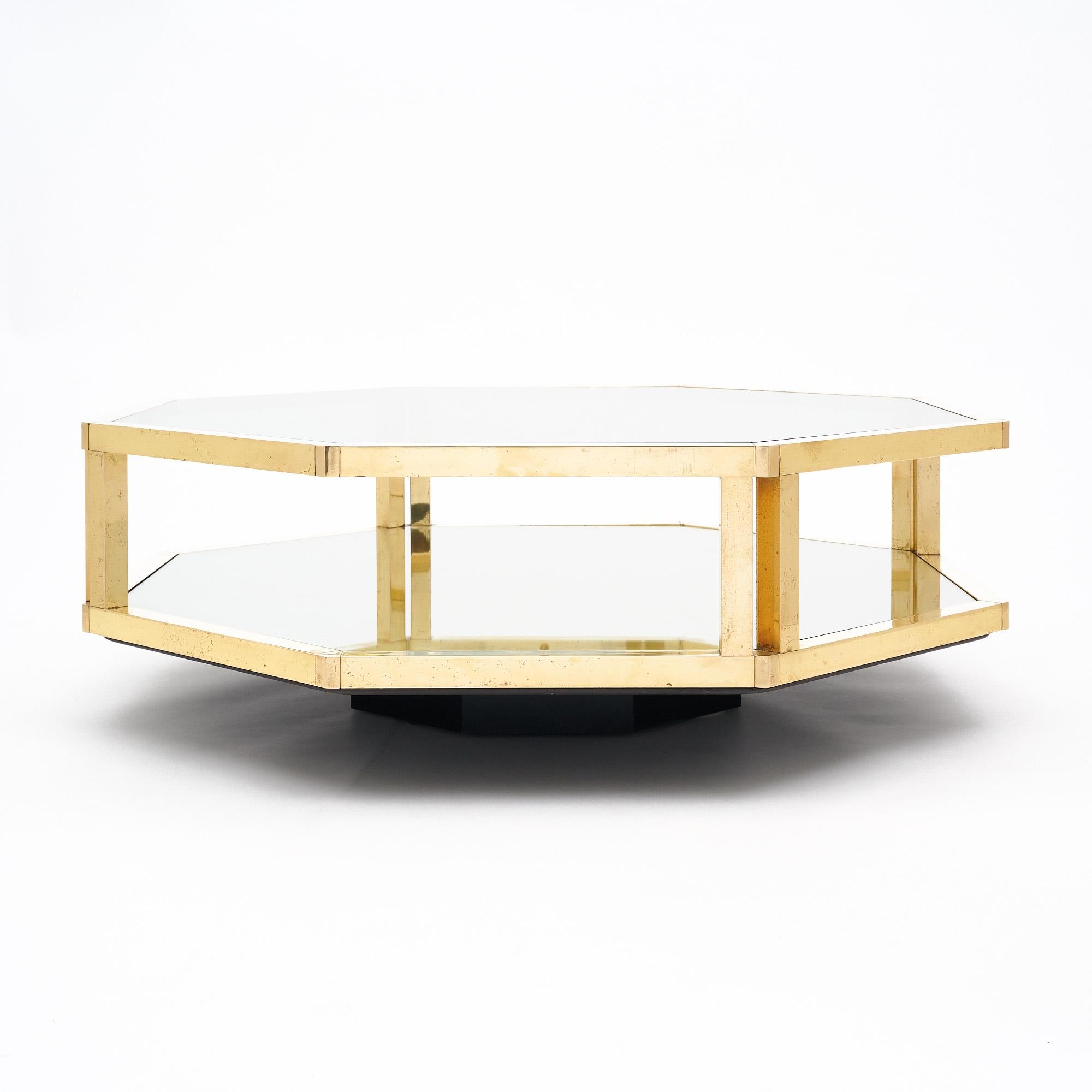 Mesa de centro octogonal francesa vintage Moderno en venta