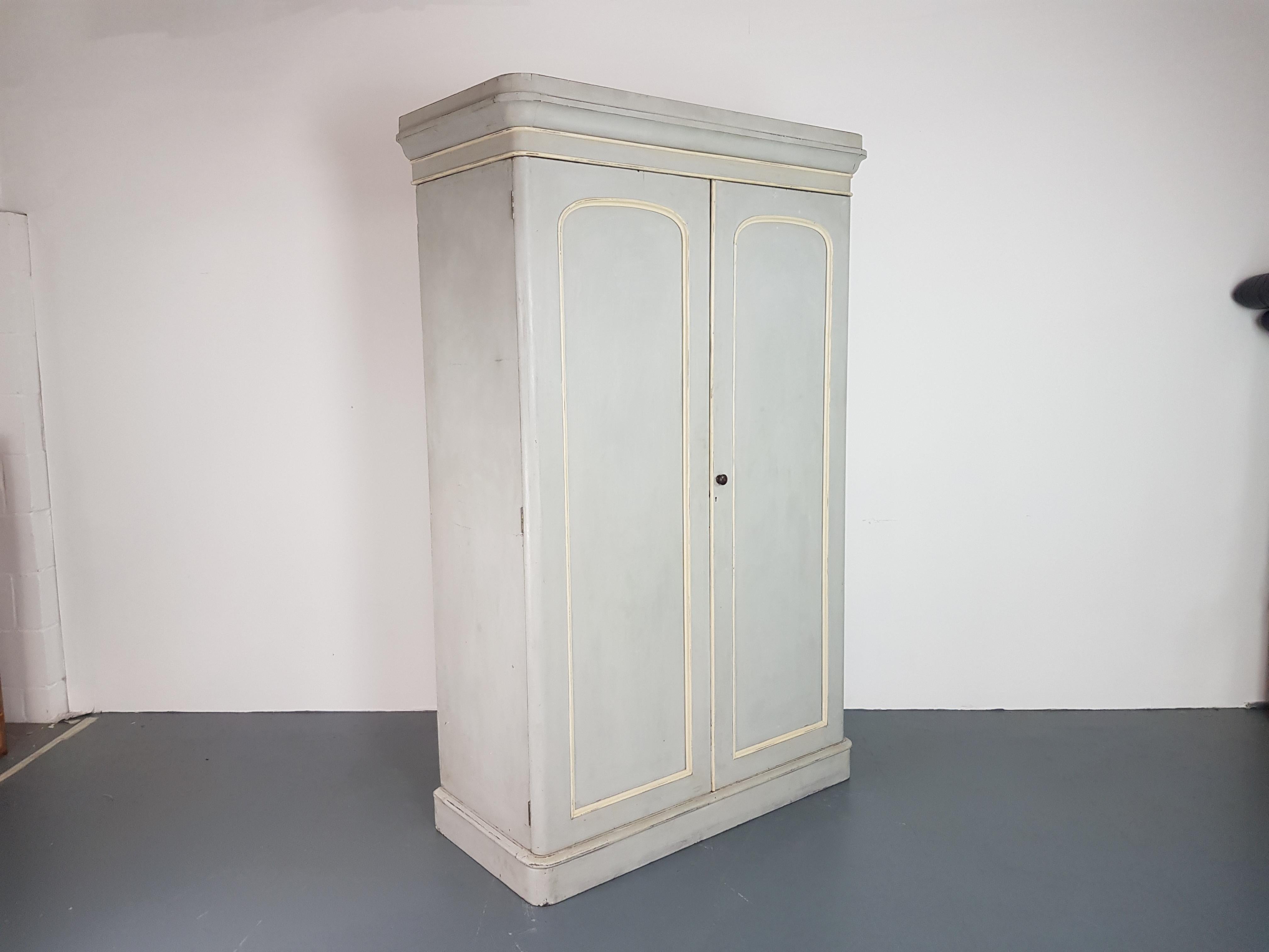 Vintage French Painted Armoire 6
