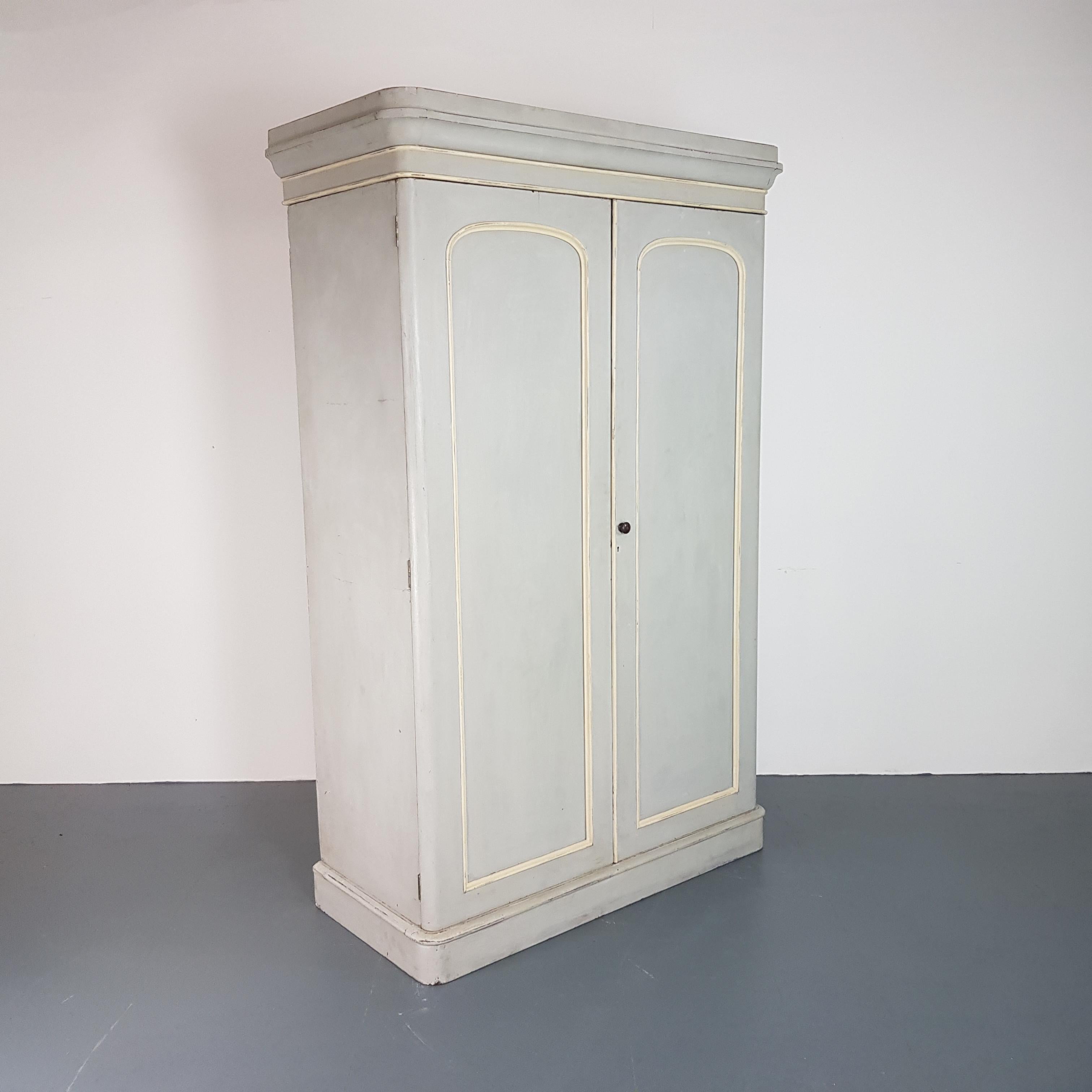 Vintage French Painted Armoire 5