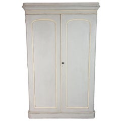 Vintage French Painted Armoire