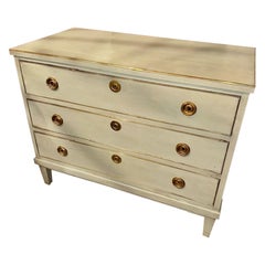 Vintage French Painted Chest