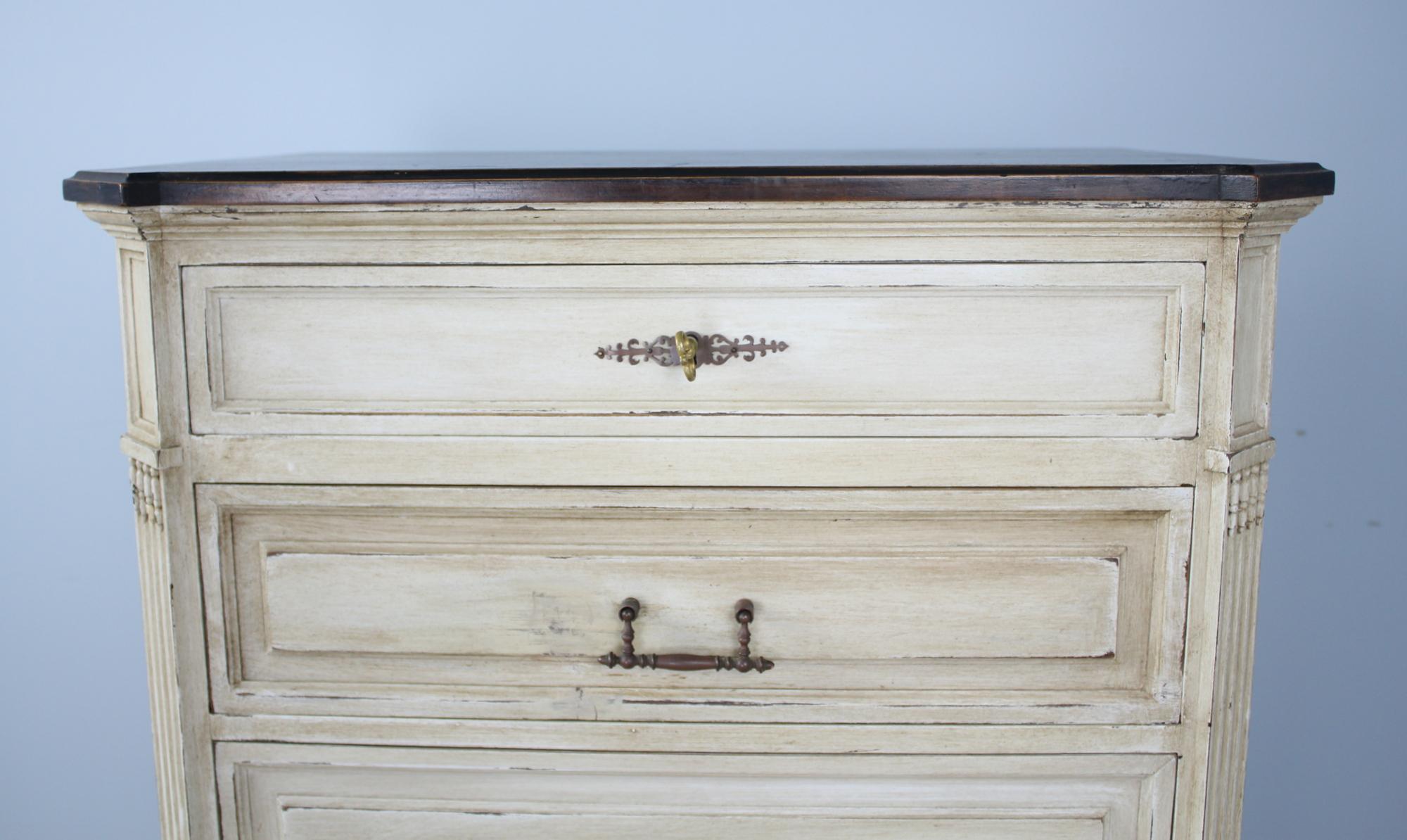 Vintage French Painted Semanier 1