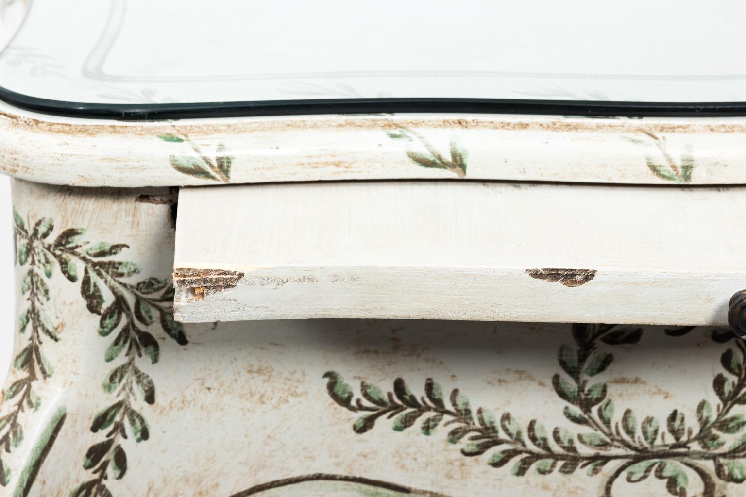 Vintage French Painted Writing Desk 2