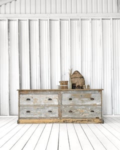 Vintage French Pharmacy Shop Counter
