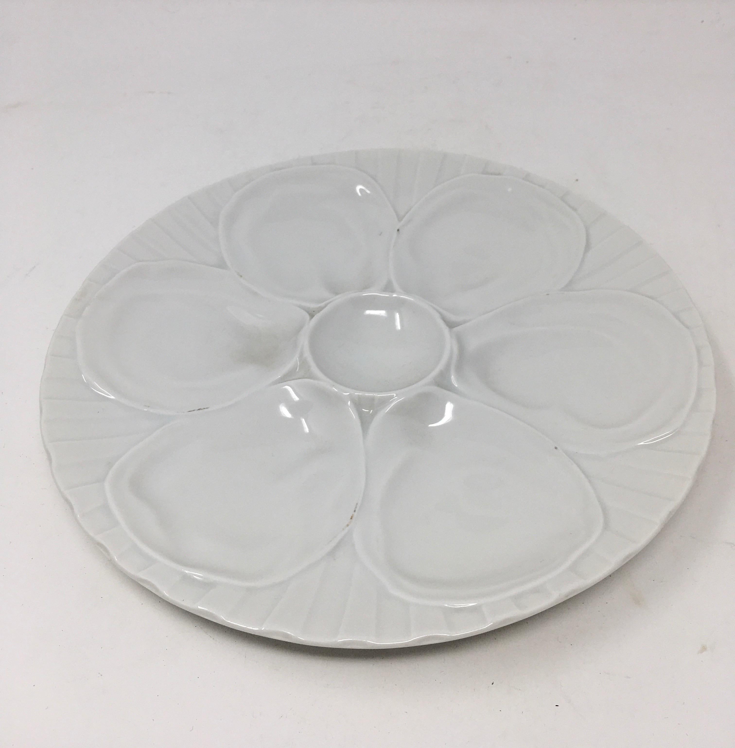 Vintage French Pillivuyt Oyster Plate 4