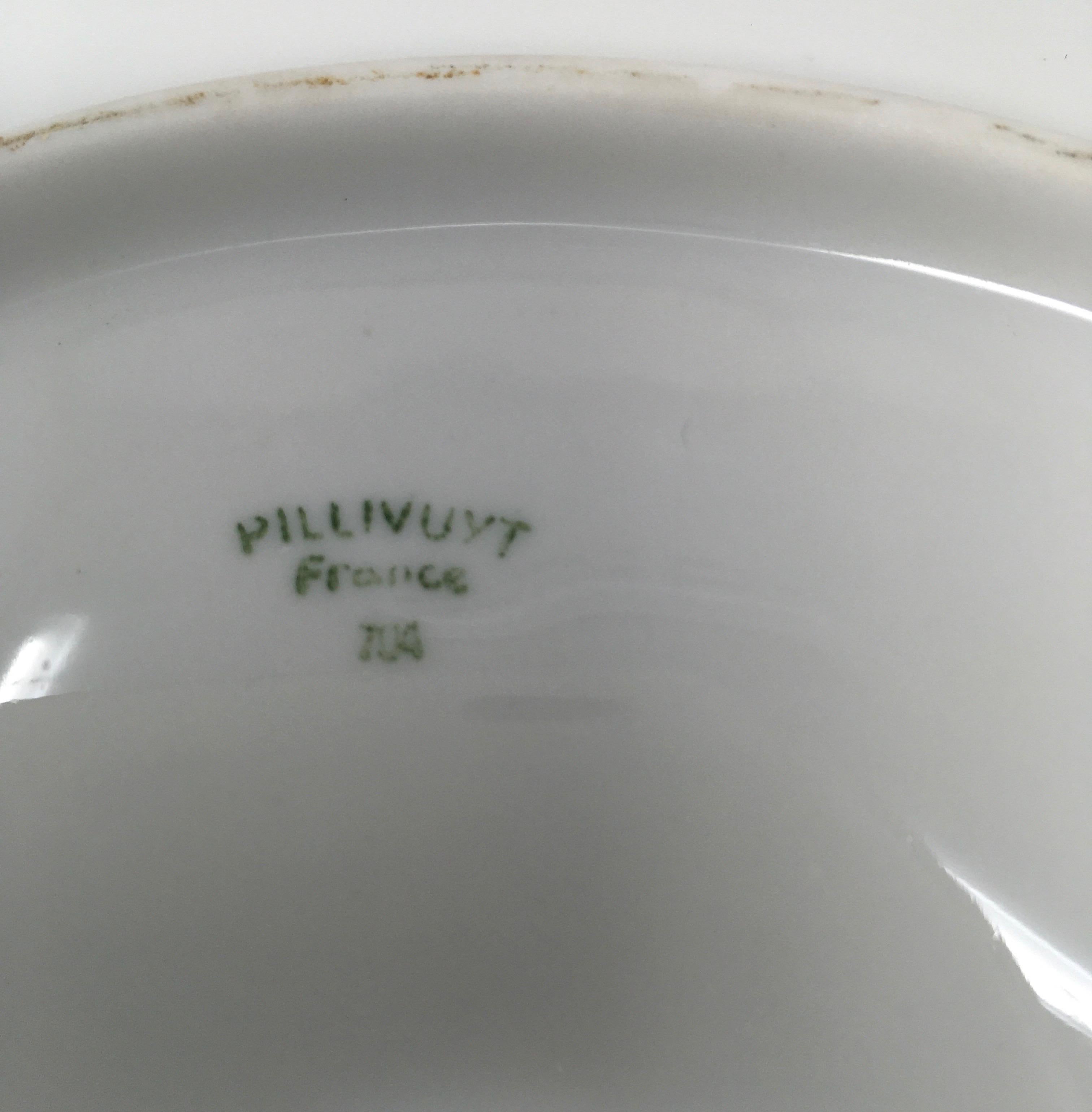 Vintage French Pillivuyt Oyster Plate 2
