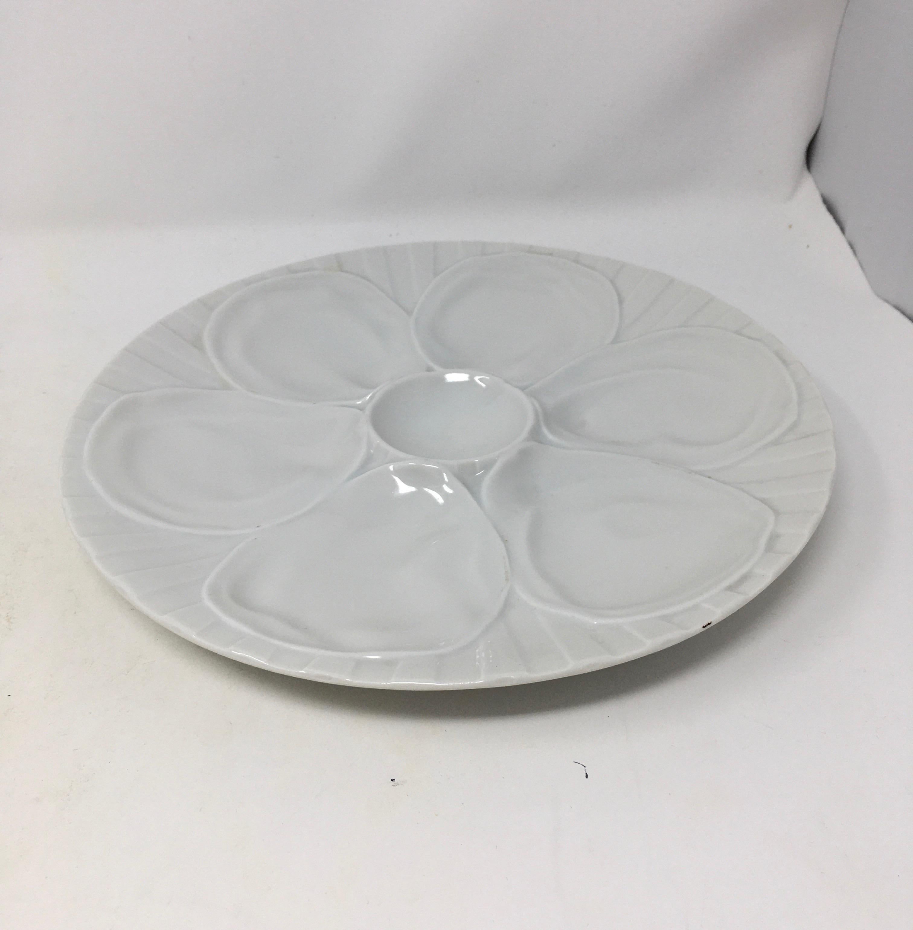 Vintage French Pillivuyt Oyster Plate 2