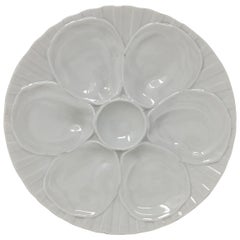 Vintage French Pillivuyt Oyster Plate