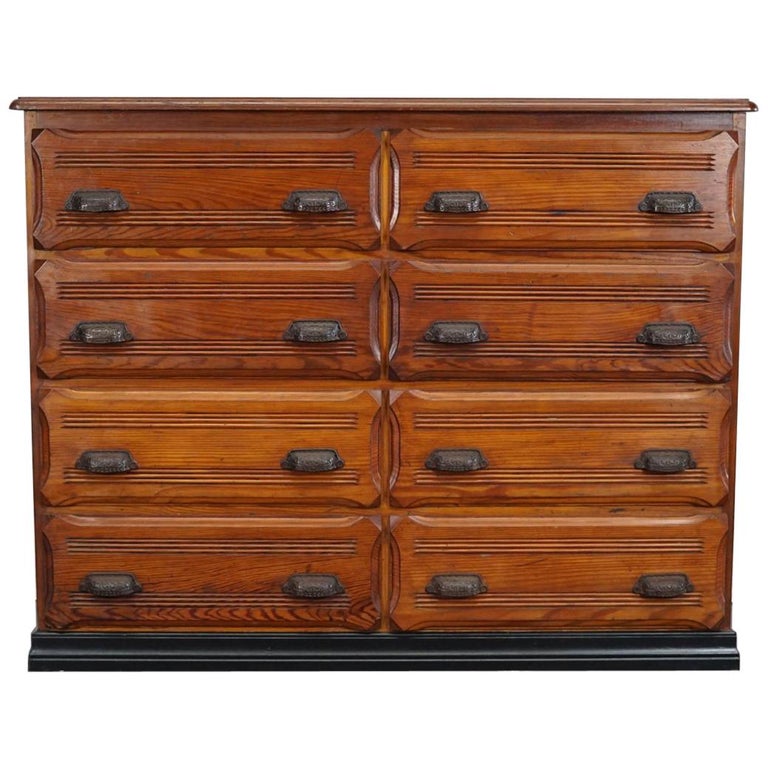 Vintage French Pine Apothecary Cabinet, 1920s For Sale at ...
