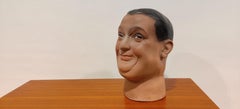Vintage French Plaster Child Mannequin Head