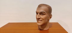 Vintage French Plaster Child Mannequin Head