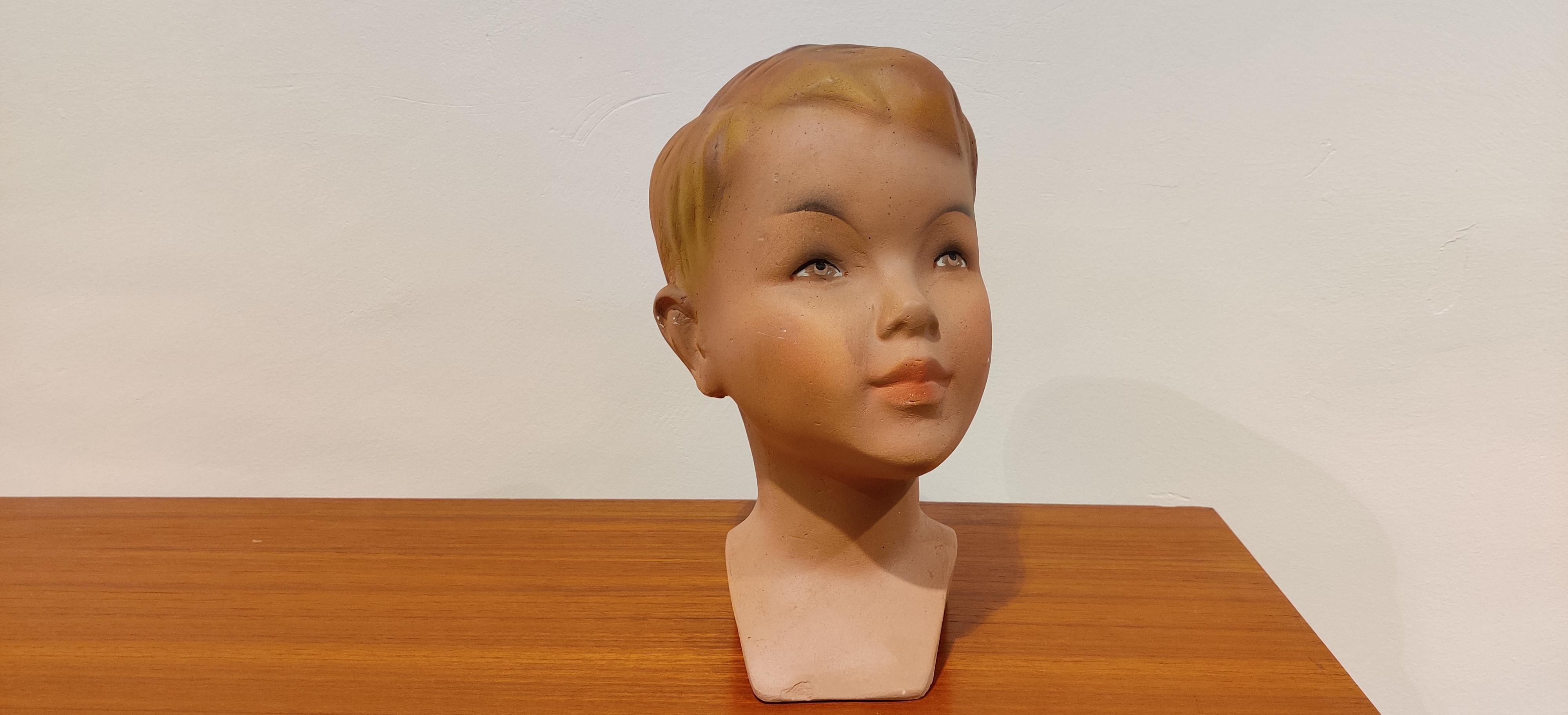 boy mannequin head