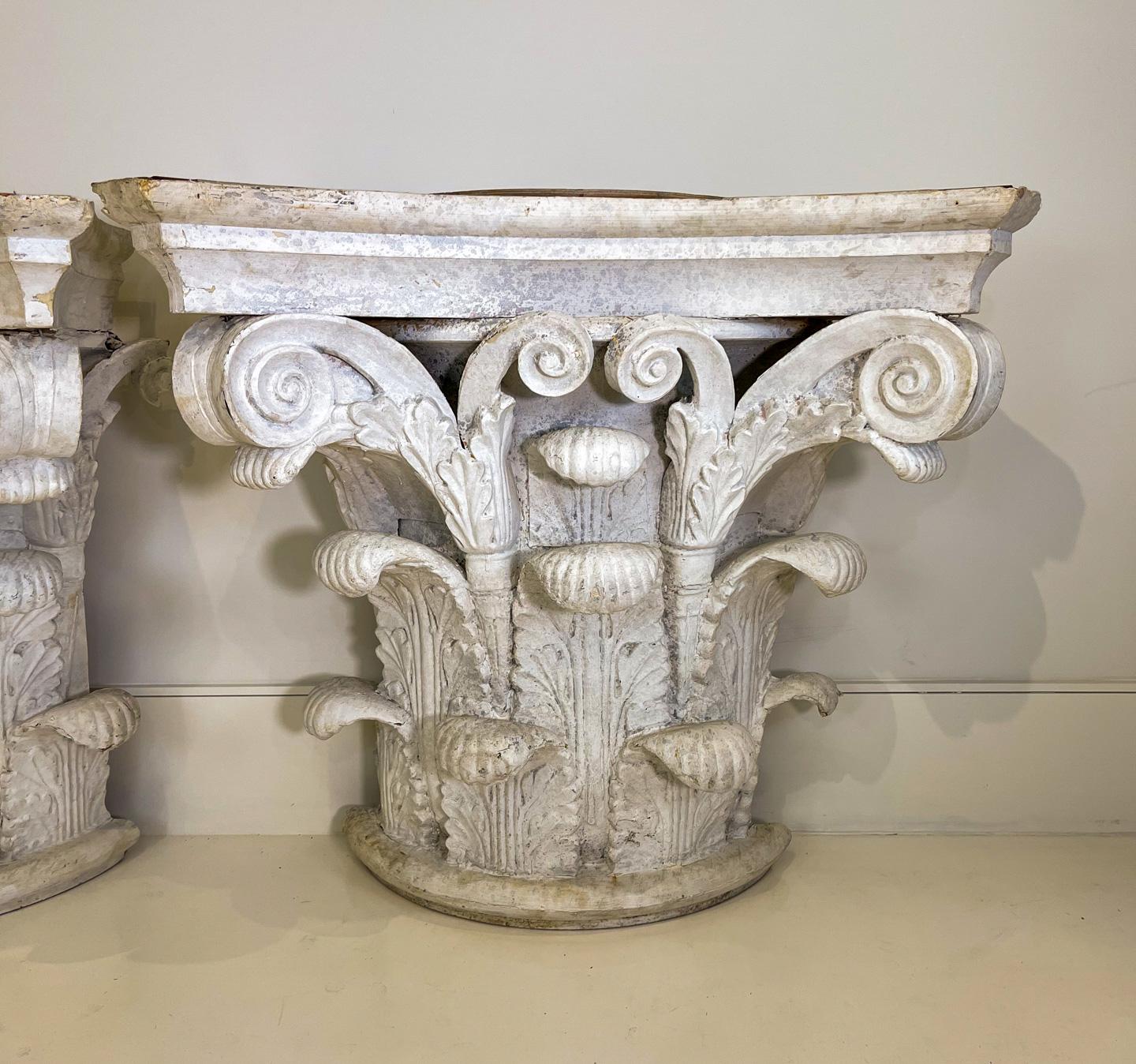 20th Century Vintage French Plaster Console