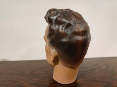 Vintage French Plaster Mannequin Head