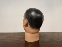Vintage French Plaster Mannequin Head