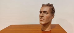 Vintage French Plaster Mannequin Head