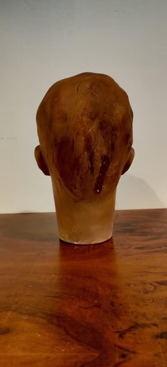 Vintage French Plaster Mannequin Head