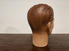Vintage French Plaster Mannequin Head