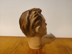 Vintage French Plaster Mannequin Head