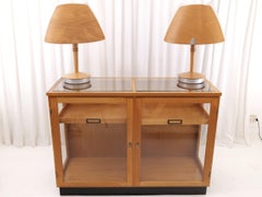 lampade francesi vintage in compensato di Soren Eriksen per Lucid anni '80